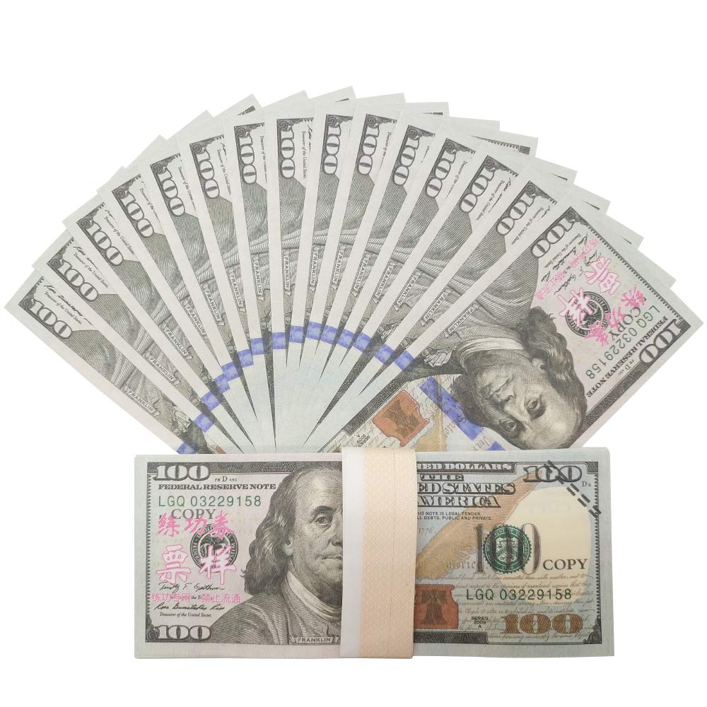 Amazon Com Fake Money Prop Money 10000 Fake Money That Looks Real - amazon com fake money prop money 10000 fake money that looks real pretend play fake real great for movie game kids school students toys games