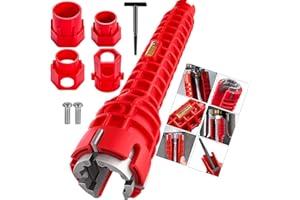 14 in 1 Multi-Functional Faucet Wrench, Tap Spanner Tool for Sink, Basin, Bathroom & Kitchen Plumbing, Faucet Installation, P