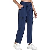 bepopotan Quick Dry Women's Cargo Pants with Pockets Lightweight Hiking Joggers for Workout Athletic Casual Outdoor Camping