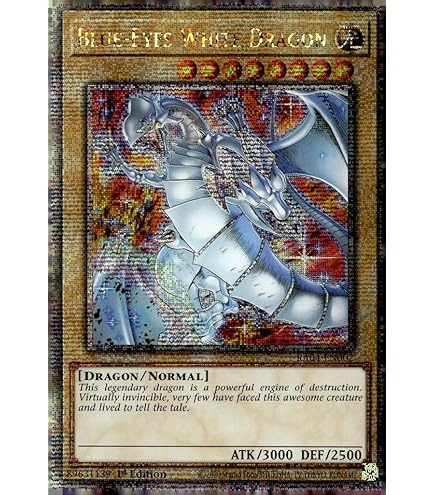Blue-Eyes White Dragon (7th Art) (Platinum Secret Rare