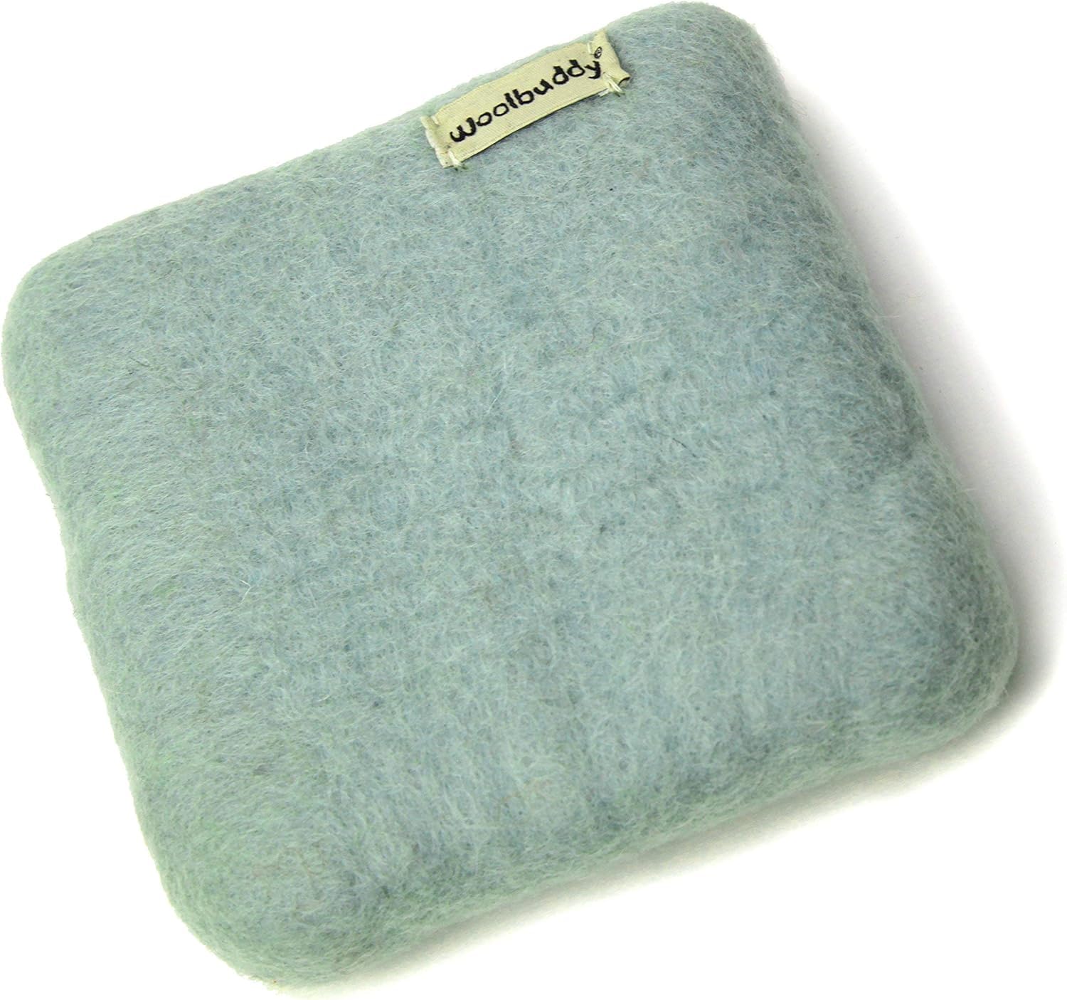 Woolbuddy Needle Felting 100% Woolen Mat Light Blue