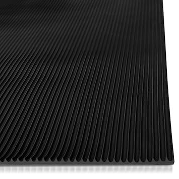 Feinriefen Gummiläufer - 10 Größen wählbar - Beite: 180cm - 180x100cm