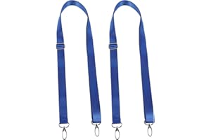 Sosoport 2pcs Adjustable Horse Blanket Leg Straps with Nylon Swivel Snap Buckles 25mm Width 1.5m Length