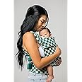 Mabē Monarch Ergonomic Baby Carrier - Premium Cotton Soft Structured Infant Carrier with Hip Healthy Design, 3 Carry Positions for Newborn to Toddler (7-35lbs), Lightweight (Evergreen Check)