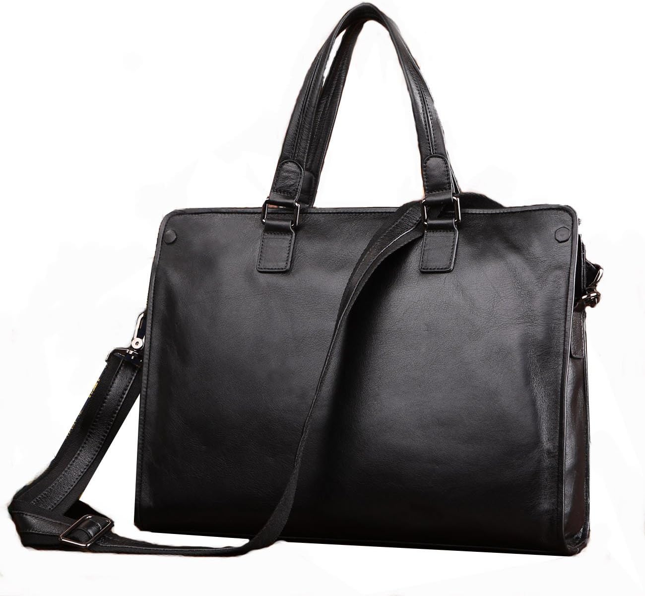 Aibag London Stytle Vintage Leather Men's Briefcase Laptop Messenger Handbag