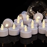 Boakboary Tea Lights Flameless Battery Operated Candles-150Pack LED Flickering Votive Candle Long Lasting 200 Hours, Realistic and Bright for Seasonal Festive Celebrations Decoration Warm White