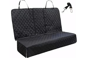 HNCPSY Dog Car Seat Cover for Back Seat Pet Cover for Dogs Waterproof Car Seat Protector Scratchproof Nonslip Durable Car Seat Cover for SUV,Truck &Cars Universal Size