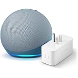 All-new Echo Dot (4th Gen) + Amazon Smart Plug | Twilight Blue