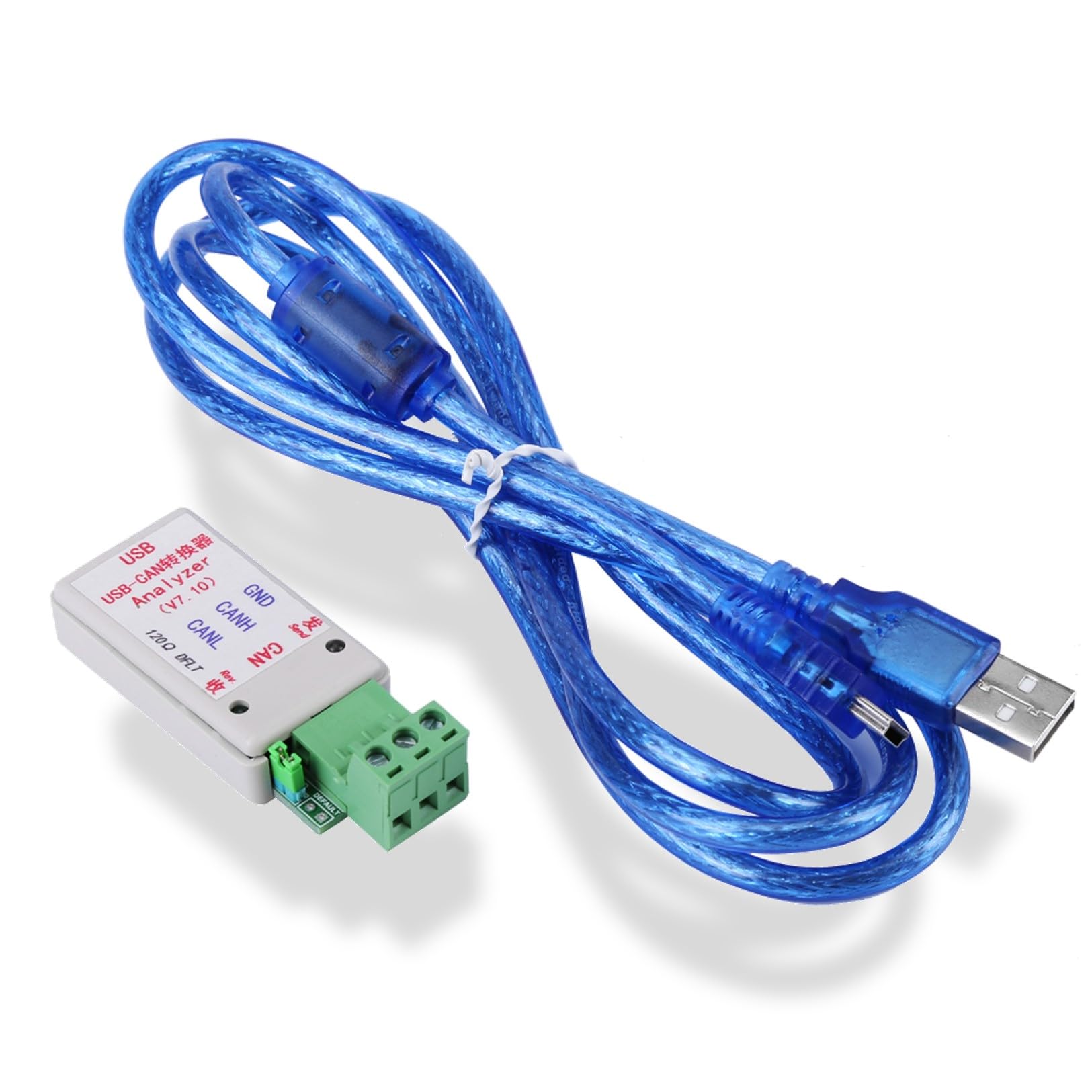 USB to CAN Bus Converter Adapter Intelligent Analyzer,With USB Cable TVS Protection,for XP/WIN7/WIN8