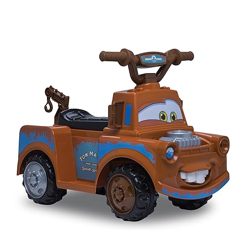 Kid Trax Toddler Disney Cars Tow-Mater Electric Quad Ride-On