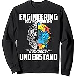 Cool Engineering Definition Funny Engineer Gift Men Women Sweatshirt