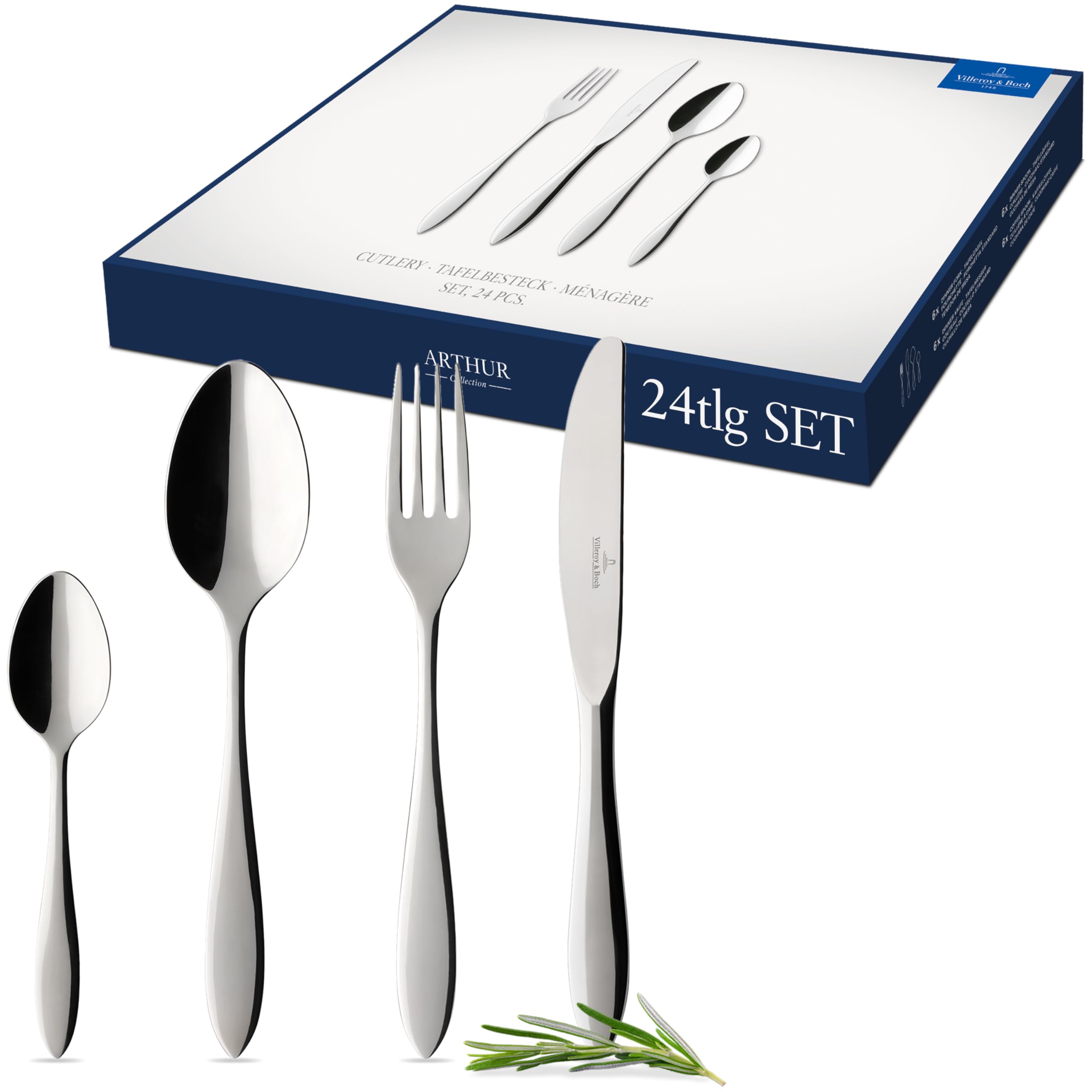 Villeroy & Boch 12-6373-9030 Arthur Cutlery24-pieces