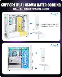 Segotep T3 White Mid-Tower ATX Gaming PC