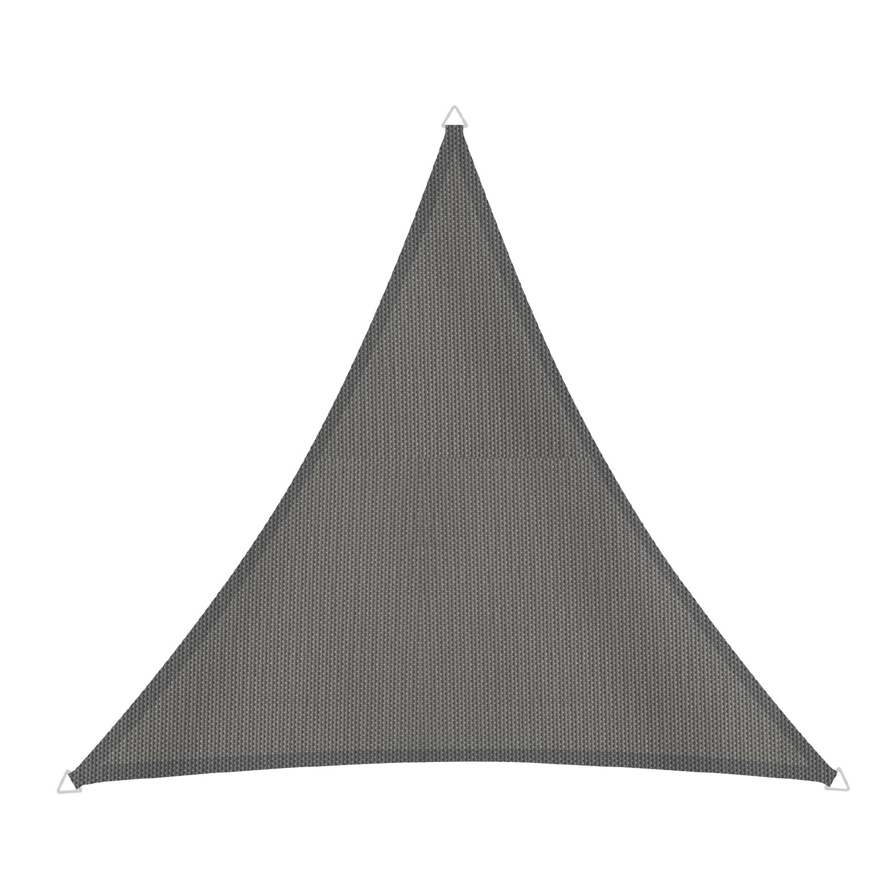 Windhager Cannes Triangle Awning 4 x 4 m Isosceles Sun Protection for Garden and Patio, UV and Weather Resistant, Anthracite
