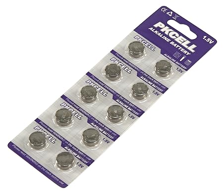 McPower Knopfzelle McPower AG12, 11,9x4,2 mm, 1,5 V 10er-Pack auf Blister