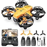 Holy Stone HS420 Mini Drone with 1080P HD FPV Camera for Kids Adults Beginners, Pocket RC Quadcopter with 3 Batteries 1Carryi