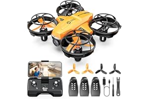 Holy Stone HS420 Mini Drone with 1080P HD FPV Camera for Kids Adults Beginners, Pocket RC Quadcopter with 3 Batteries 1Carryi