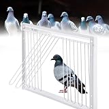 MOGOULUA 40cm Bird Cage Door Pigeon Entrance One-Way Gate Loft Coop White Iron view 2