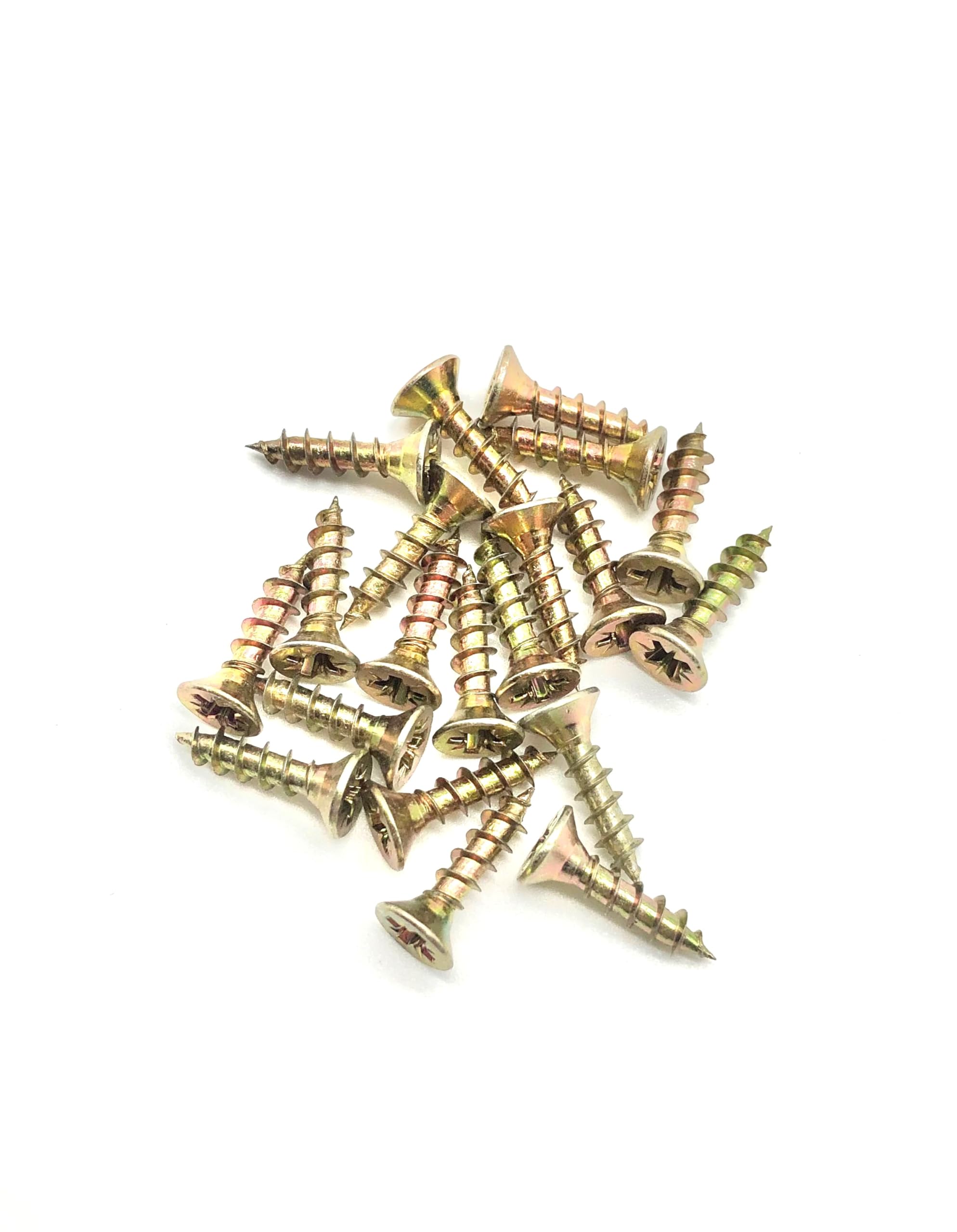 Jones DIY 200 Pcs Box of Wood Screws 4mm x 17mm Double Countersunk Premium Easy Drive Woodscrews