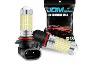 JDM ASTAR Bright White 144-EX Chips H10 9140 9145 9050 9155 LED Fog Light Bulbs with Projector