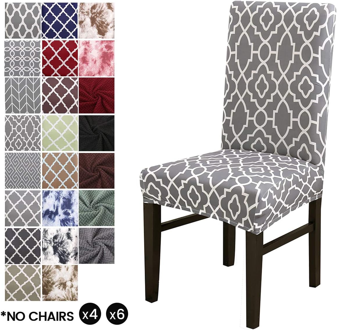 LiveGo Chair Cover, Stretch Dining Chair Covers High Back Chair