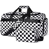 Sports Gym Bag for Men Women, Large Travel Duffle Bag with Shoe Compartment and Wet Pocket, Lightweight Weekender Overnight Bag Fitness Workout Bags for Sports, Gym, Travel