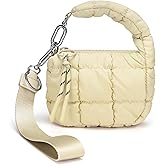 DOYOGI Mini Quilted Wristlet Bag for Women, Puffer Handbags,Evening Bags,Charm Lipstick Bag,Cute bag Charm for Gift | Charm Lipstick Bag, Cute bag Charm, for Gift