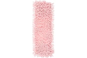 Milisten Chenille Mop Replacement Pads for Flat Mop Head Reusable Washable for Hardwood and Tile Floors 2pcs