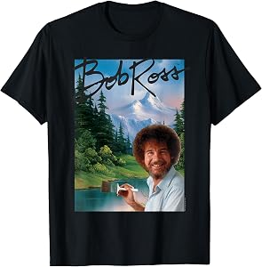 Bob Ross Mountain Painter T-Shirt