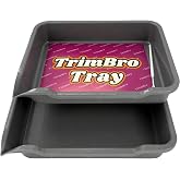 Trim Tray with Pour Spout &amp; Replaceable 150 Micron Screen | Cleaner Collection, Less Waste