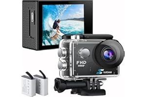 Xilecam Action Camera 1080P WiFi Sports Camera 4xZoom Action Camera 40m/131ft Underwater Waterproof with 2 X1050 mAh Batteries and Multi-Function Accessory (X2T)