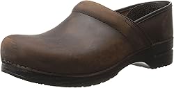 Dansko Men's Professional Antique Brown/Blk Clog