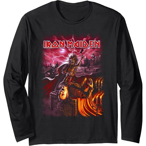 Amazon.com: Iron Maiden Japan Event Long Sleeve T-Shirt : Clothing