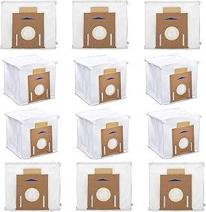 Mochenli 12 Stück Ersatz-Staubsaugerbeutel für Ecovacs DEEBOT OZMO T8 AIVI T8 Max und T8 Serie Roboter Staubsauger