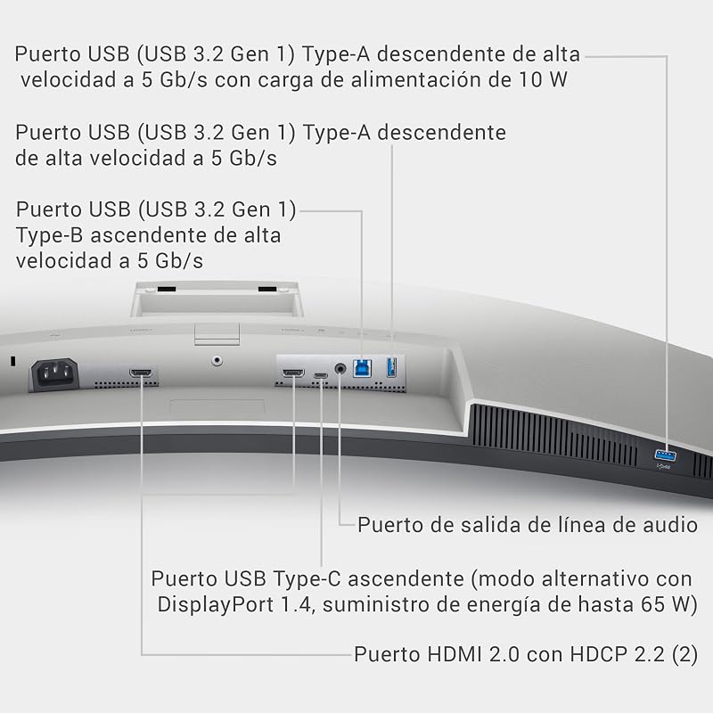 Monitor USB-C 34 - S3423DWC, WQHD (3440x1440), 100Hz, VA, 4ms