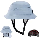 Tontron Surf Bucket Helmet Hat for Surfing, SUP,Kayaking and Other Watersports