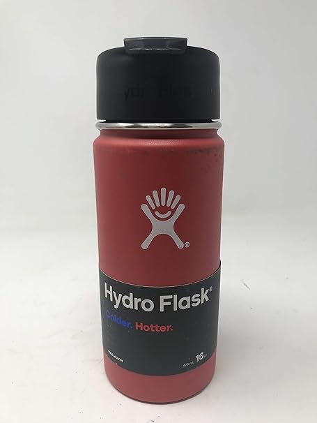 hydro flask lava red