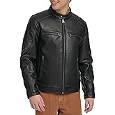 Levi's Men Faux Leather Racer Jacket