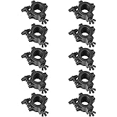 MOUNTAIN_ARK 10 Pack Stage Lighting Clamps for DJ Lighting Products, Plastic O Truss Clamp Fit 3 Size Pipe 1" (25mm) 1-1/2" (38.1 mm) 2"(50 mm)