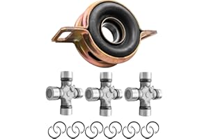 GUZIKO Drive Shaft Center Support Bearing and U-Joints Set Replace 37230-0K040 5-213X Fit for Toyota Tacoma 2WD 4WD 2005-2015