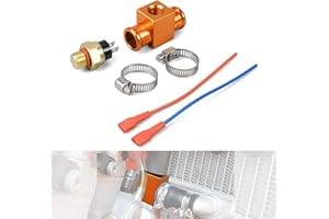 NICECNC Orange M14x1,5 Temperature Switch Radiator Fan Compatible with KTM 125-530 EXC EXCF XC XCF XCW SX SXF Compatible with GASGAS 125-300CC EC 2T/4T XC See Fitment