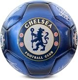 Hy-Pro Chelsea F.C. Signature Football Size 5 Metallic Officially Licensed