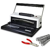 PrintFinish Coilbind S25A Upgraded Coil Punch & Binding Machine - with Electric Coil Inserter - Professionally Bind Presentat