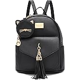 I IHAYNER Girls Fashion Backpack Mini Purse Backpack for Women Small Leather Backpack Purse for Teen Girls with Coin Purse | Backpack Purse, with Coin Purse