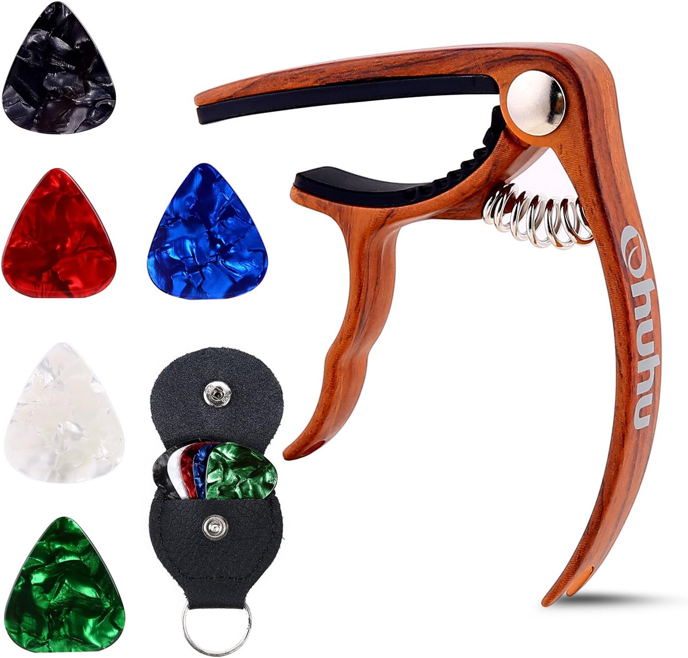 Ohuhu Guitar Capo for Acoustic, Electric Guitars, Ukulele