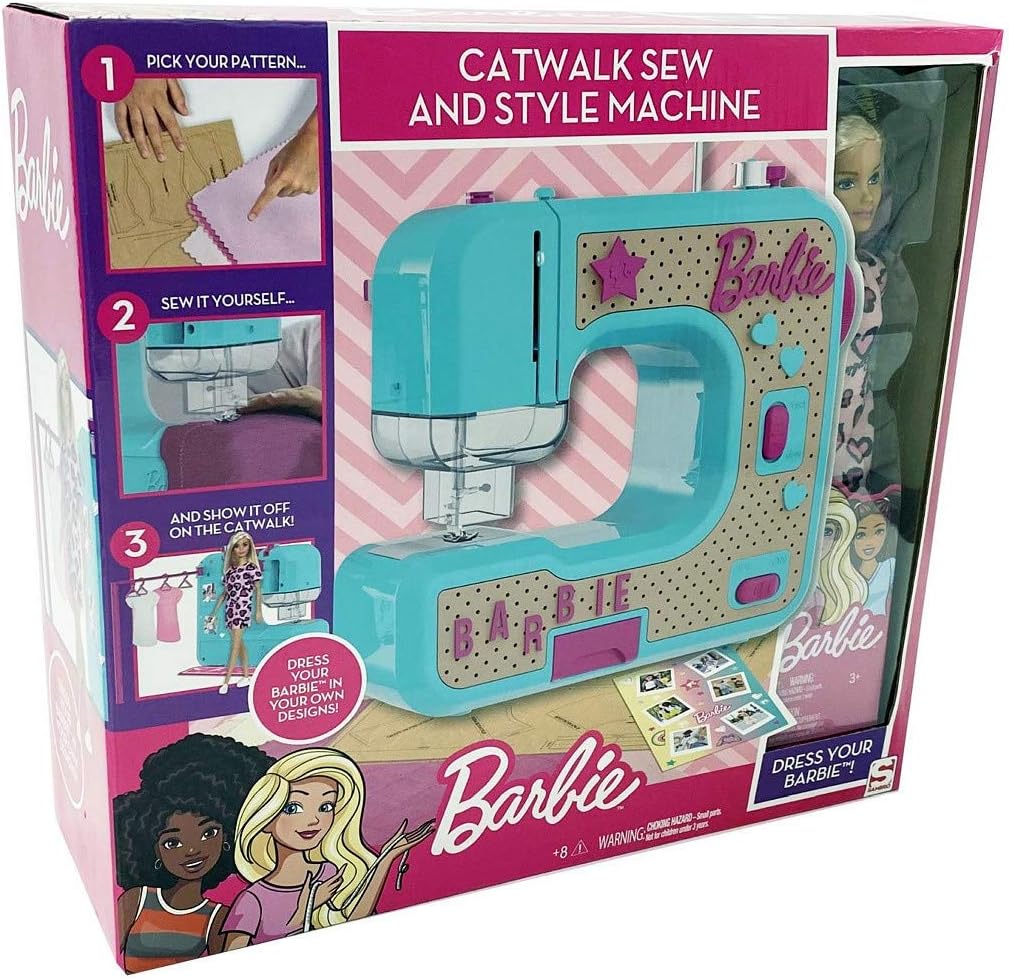 barbie sewing machine playset