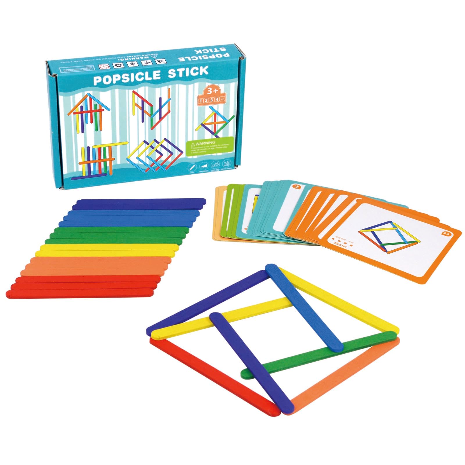 Dr. MUYA® Montessori Toy for 3 4 5 Years, Toddler Toys, Wooden Toys, Fine Motor Skills, Educational Toy, Gift for Boys Aged 3–5 Years