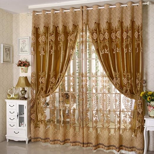 Cortinas Para Sala Color Beige Con Cafe - sleek body method
