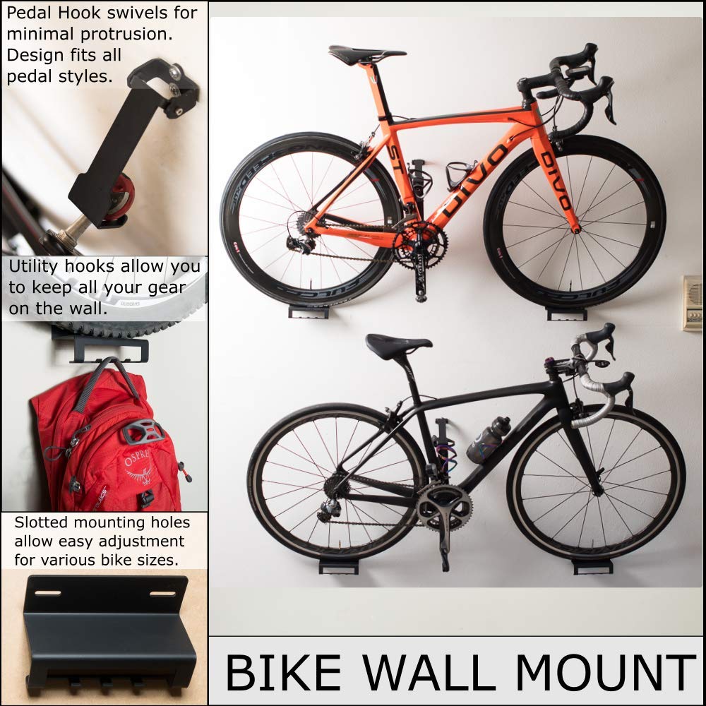 bike wall mount design
