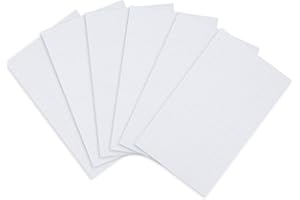 Eunice Aida Cloth 14 Count, 6 Pieces Cross Stitch Fabric Classic 12 by 18 Inch, White Cross Stitch for DIY Supplies Handicraf